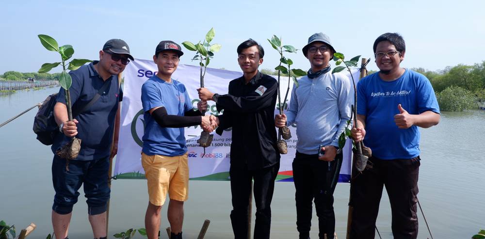 Penanaman 1.500 Bibit Mangrove  Cegah Abrasi Pesisir Semarang