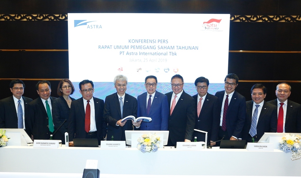 Astra’s Annual General Meeting of Shareholders: Share Dividends of Rp8.6 Trillion