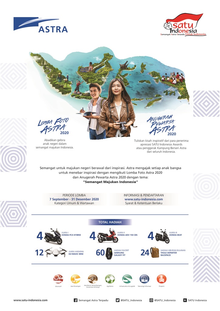 Astra Photo Competition and Astra Journalism Award 2020: The Spirit of Advancing Indonesia!