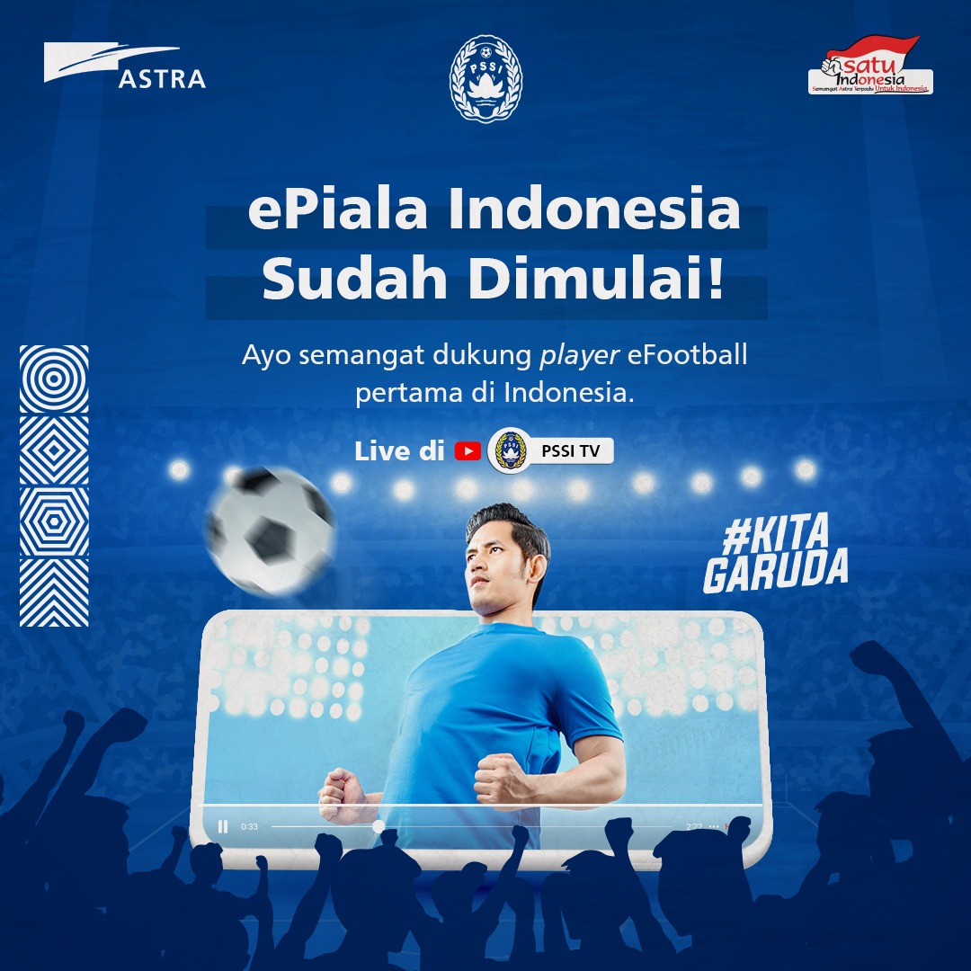 Astra Dukung PSSI Lahirkan Skuat Tim Nasional eFootball Pertama Indonesia