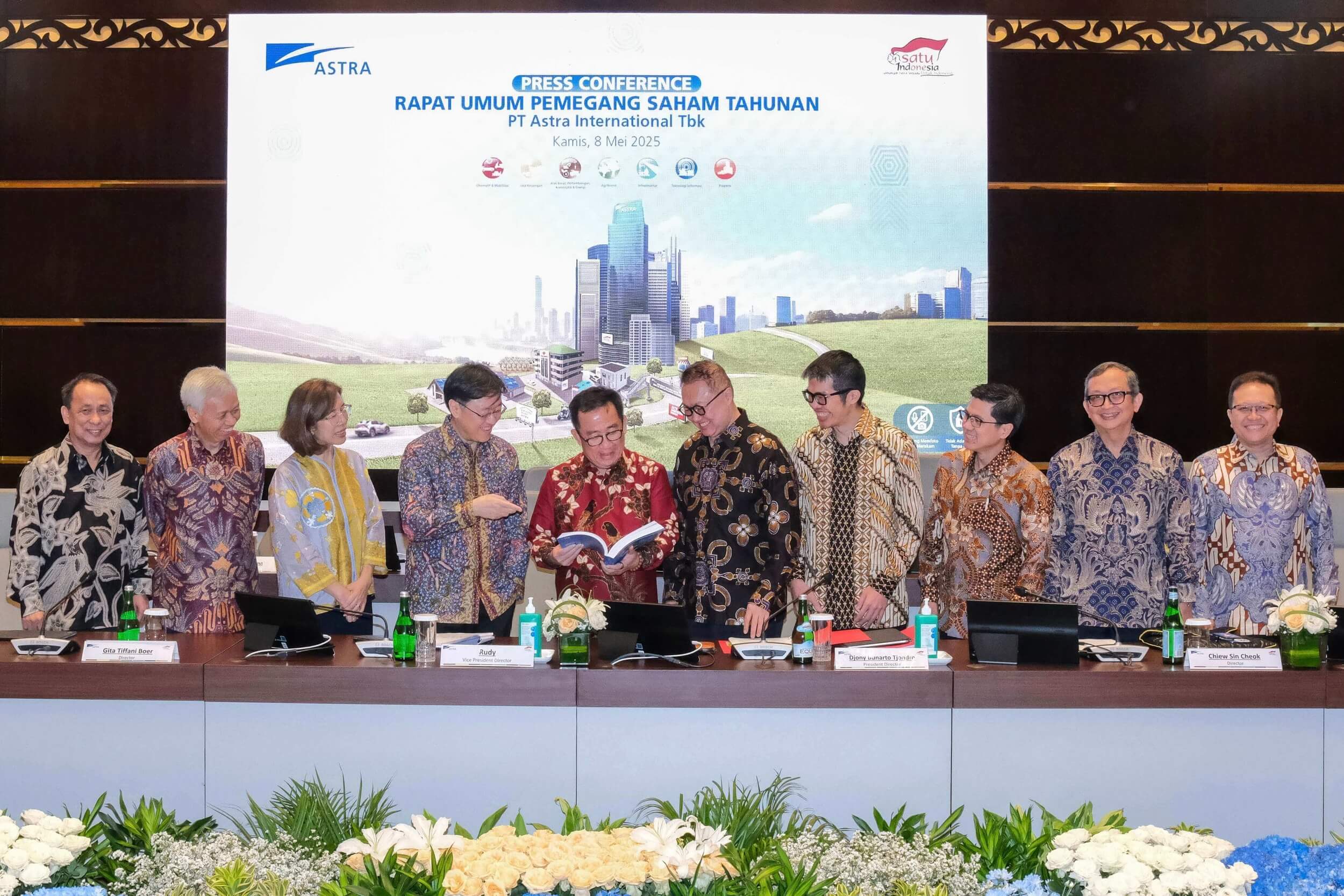 Rapat Umum Pemegang Saham Tahunan Astra 2025:  Bagi Dividen Tunai Rp16,4 Trilliun