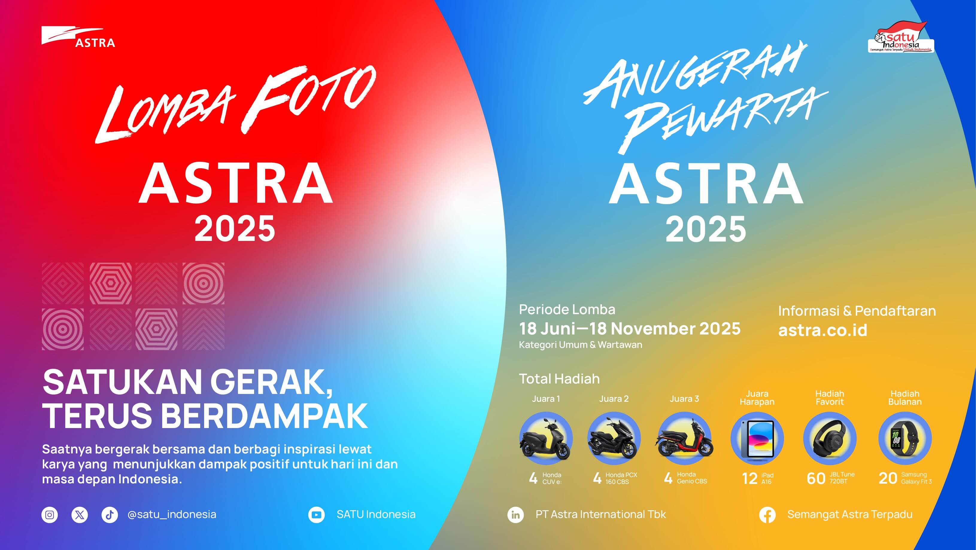 Lomba Foto Astra & Anugerah Pewarta Astra 2025 Resmi Dibuka