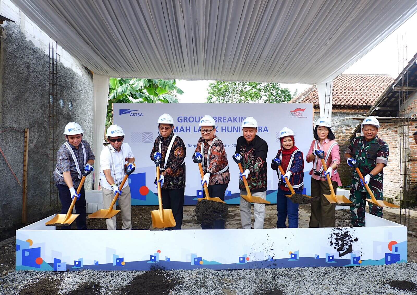 Kolaborasi untuk Negeri: Groundbreaking Rumah Layak Huni Astra di Banyumas