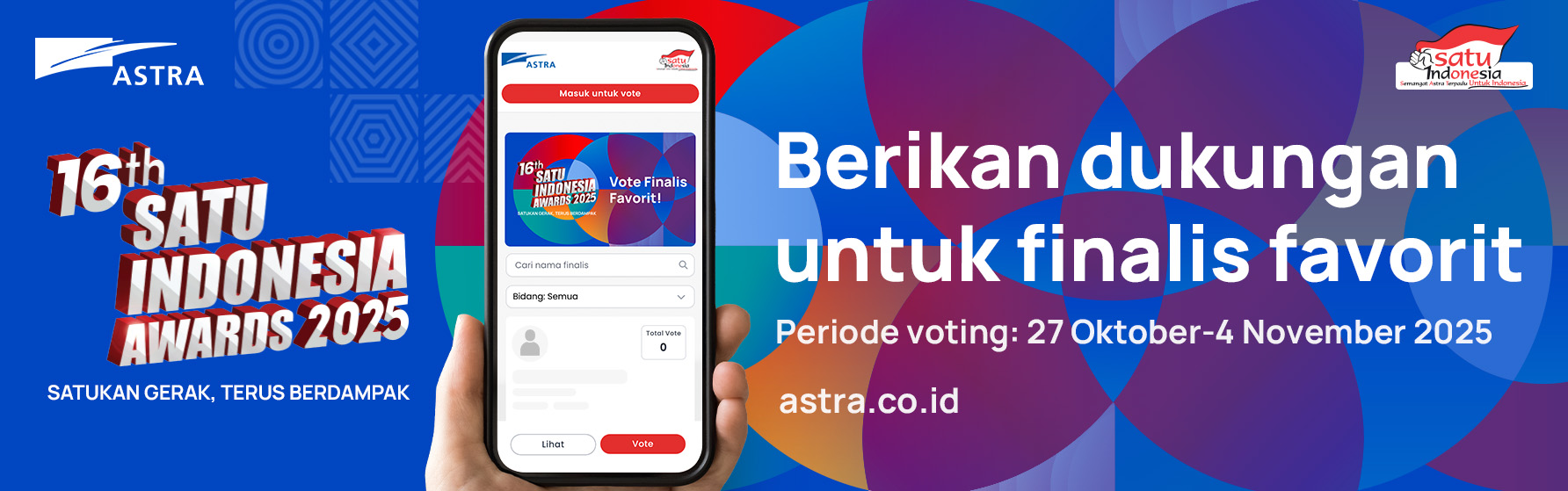 Satukan Gerak, Terus Berdampak:  Inilah 10 Finalis 16th SATU Indonesia Awards 2025
