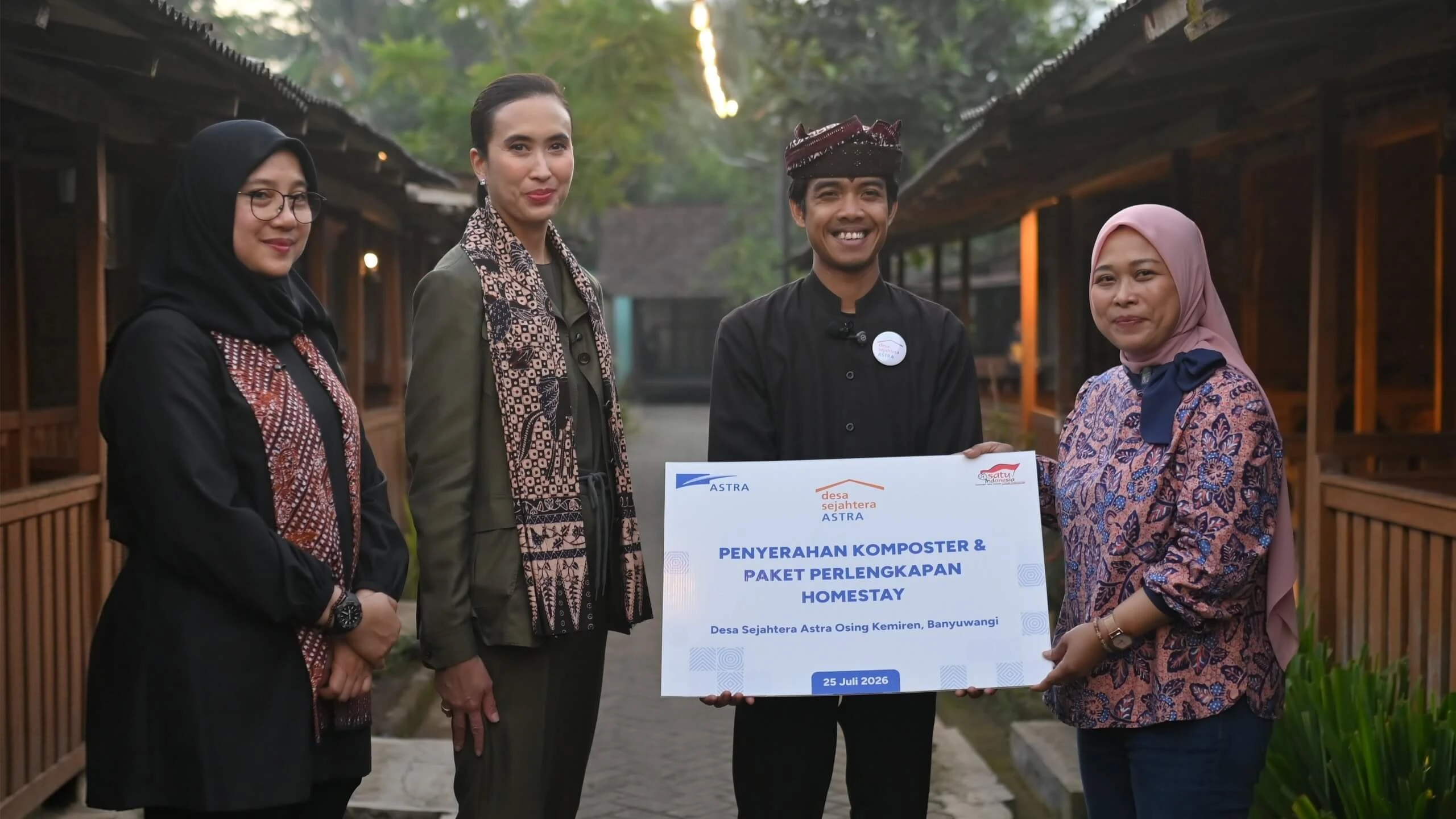 Menteri Pariwisata Kunjungi Desa Sejahtera Astra Kemiren, Perkuat Pengembangan Desa Wisata Berbasis Budaya