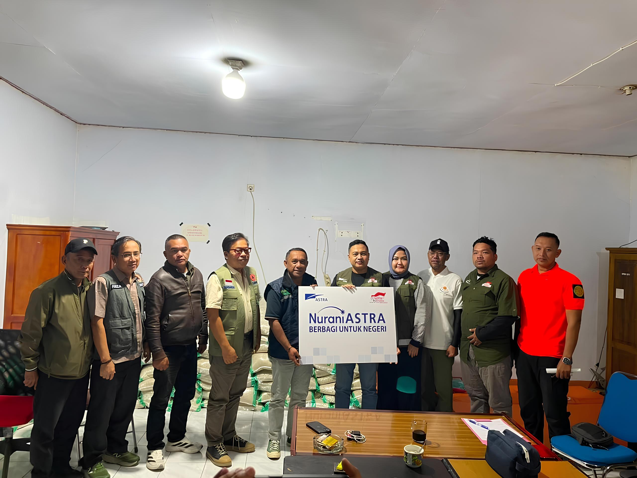 PT Astra International Tbk Melalui Nurani Astra Bangun 7 Posko Bantuan bagi Masyarakat Terdampak Gempa Bumi di Nusa Tenggara Timur