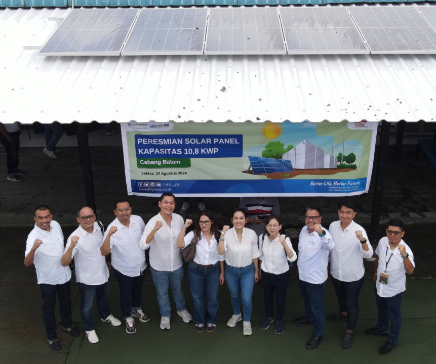 FIFGROUP Lanjutkan Komitmen Keberlanjutan dengan Instalasi Panel Surya di Seluruh Indonesia