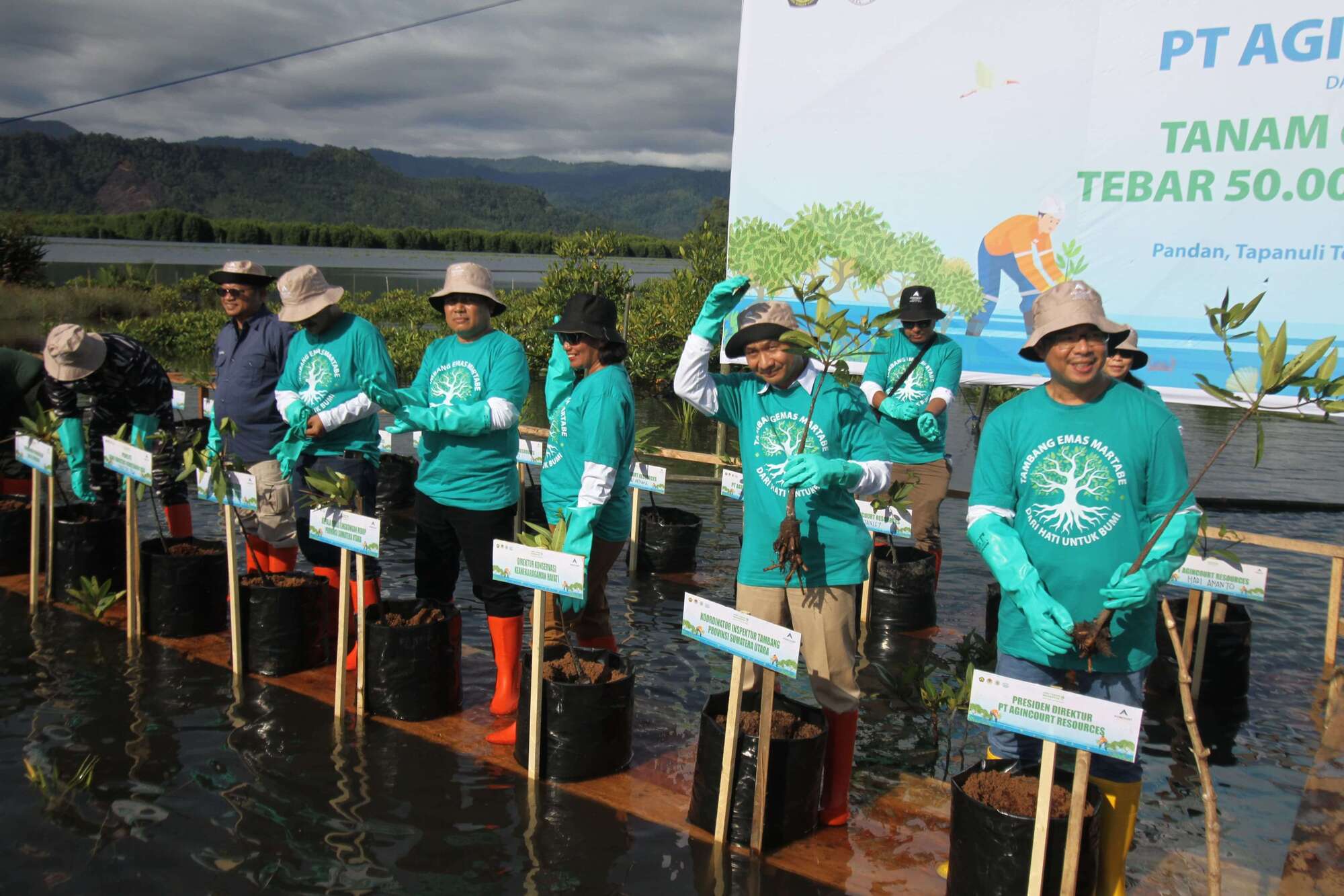 Agincourt Resources Sejahterakan Masyarakat Tapanuli Tengah dengan Mangrove