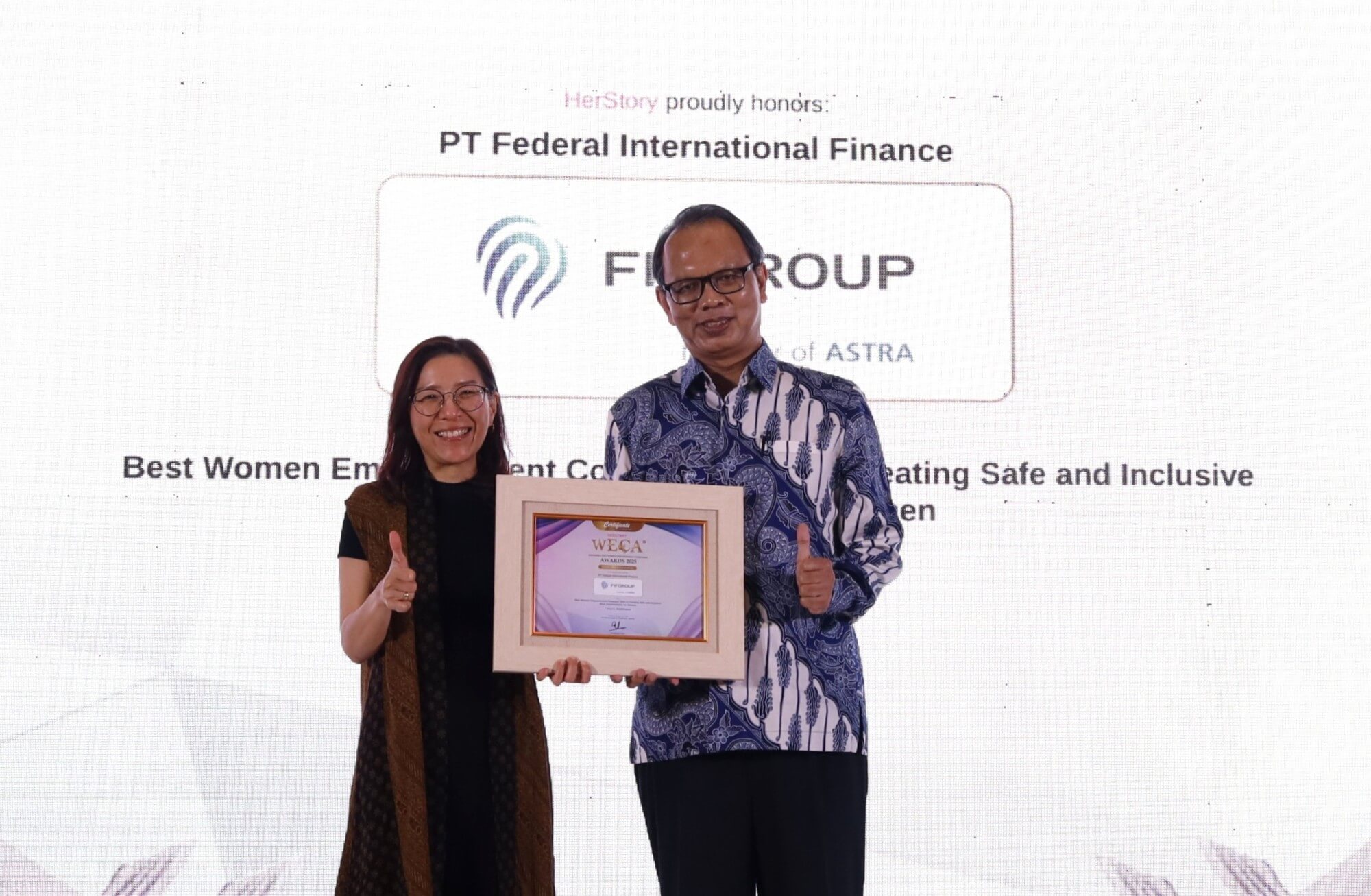 FIFGROUP Raih Best Women Empowerment Company 2025