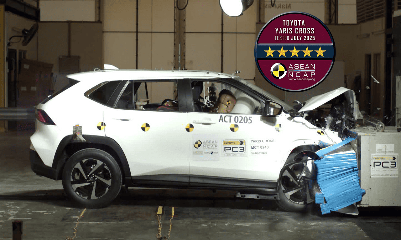 Toyota Yaris Cross Raih Rating Bintang-5 dari ASEAN NCAP