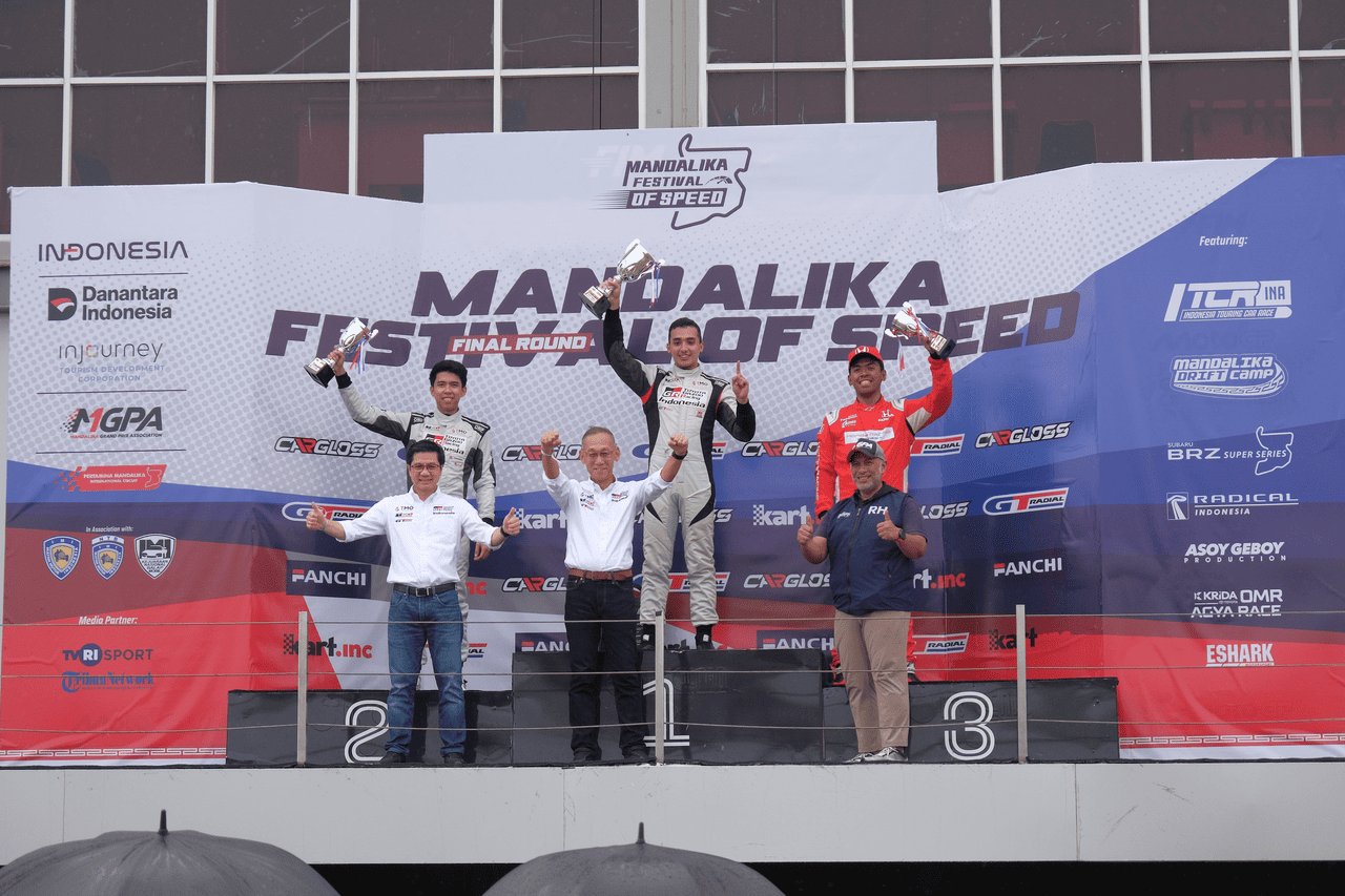 Toyota All New Agya Stylix Sapu Bersih Podium Juara Seri Penutup Kejurnas ITCR 1200 2025