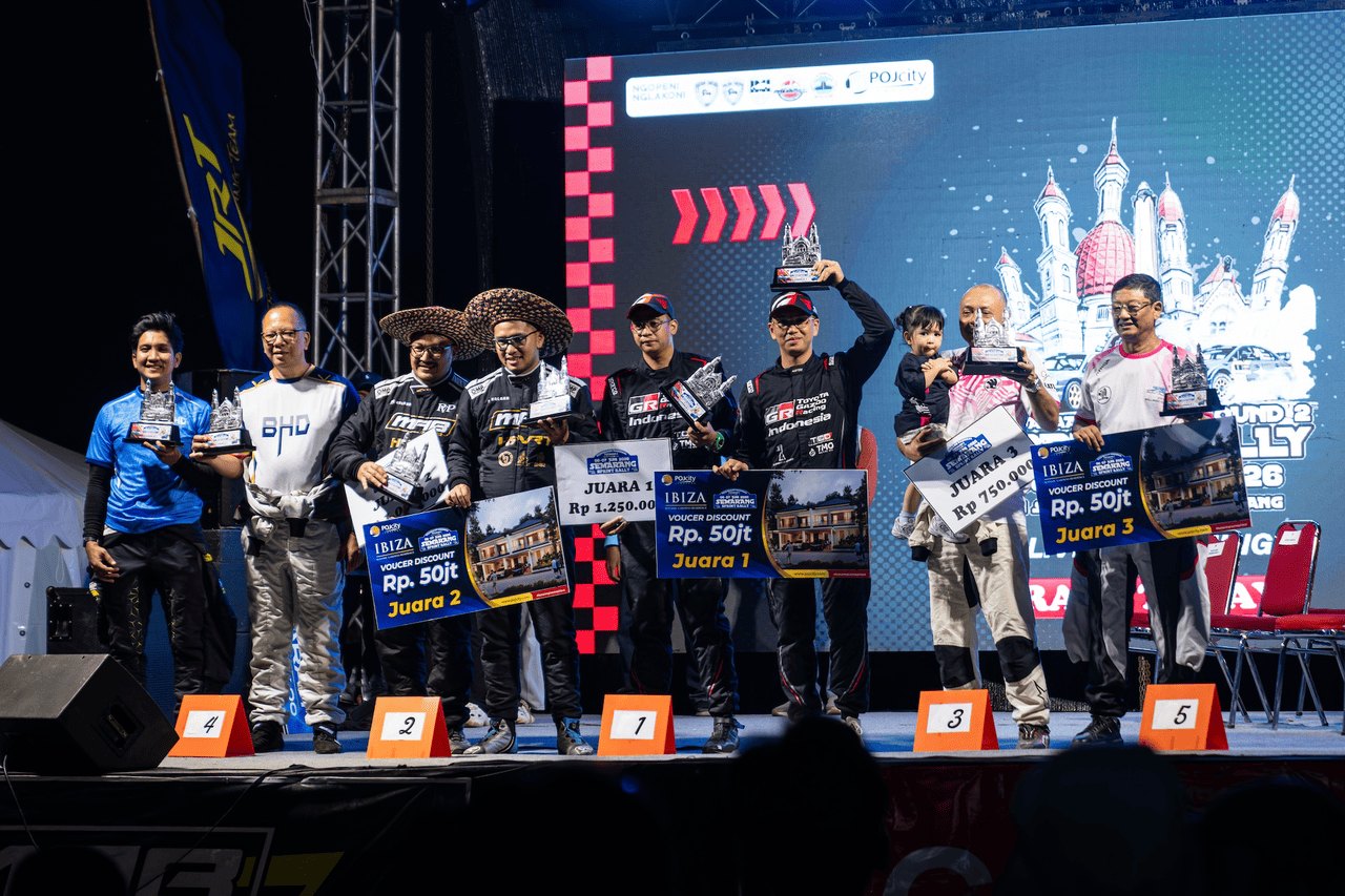 Jaga Konsistensi, TOYOTA GAZOO Racing Indonesia Kembali Raih Podium Pertama Kelas RC2 Kejurnas Sprint Rally 2026 Seri ke-2